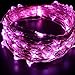 BrightTouch Pink LED String Lights - 100 Fairy Lights, Powered by USB, Bendable Copper Wire 33 feet/10M