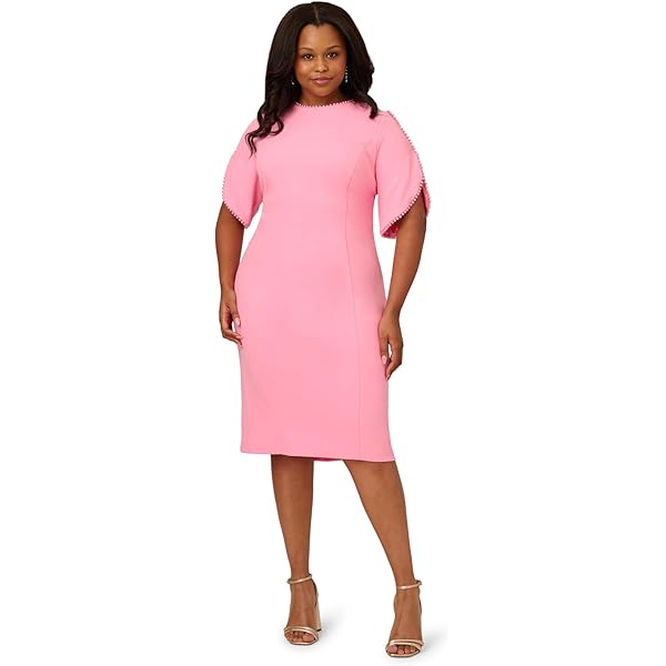 Amazon.com: Adrianna Papell Women's Knit Crepe Midi Dress, Black, 6 : Clothing, Shoes & Jewelry Amazon.com: Adrianna Papell Women's Knit Crepe Midi Dress, Black, 6 : Clothing, Shoes & Jewelry