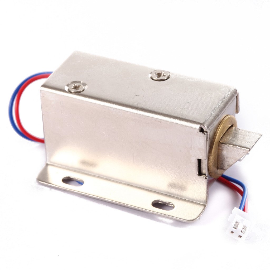 UHPPOTE DC12V File Display Cabinet Drawer Latch Assembly Solenoid Electric Lock