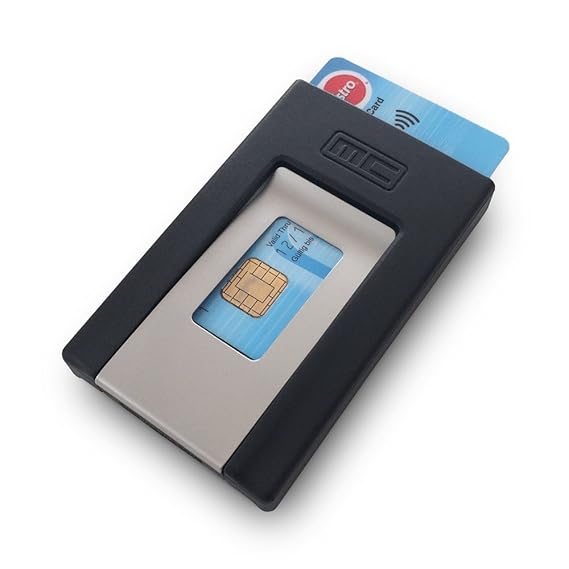 MCPOCKET das Original. - Kartenetui und Geldklammer in Einem. Die kompakte Geldbörse/Smart/Minimal Wallet.