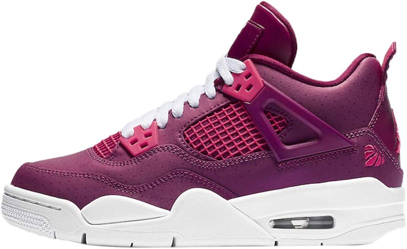 jordan retro 4 white yellow pink