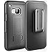 Encased Belt Clip Holster Compatible to HTC One M9 Belt Clip Combo Case w/ClikLock Holster - Black