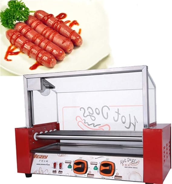 N / C Supermarket hot Dog Machine, 7Roller Commercial