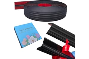 MAYDOS Inside & Outside Corner Trim, Peel and Stick Wall Molding Trim 3D DIY Decorative Lines for Wall Floor Window Door Ceiling and More,Flexible,Self-Adhesive,1.5in x 16ft, Black