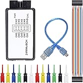 DKARDU USB Logic Analyzer Device 24MHz 8CH 8 Channel UART IIC SPI Debug with mini USB Cable Dupont Cable 6 Colors Test Hook C