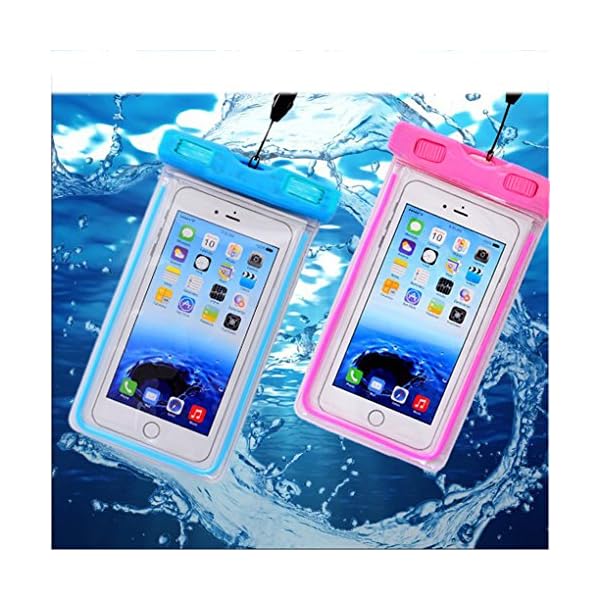 1Pack-Blue-Universal-Waterproof-Case-CaseHQ-CellPhone-Dry-Bag-Pouch-for-Apple-iPhone-6S-66S-Plus7-SE-5S-Samsung-Galaxy-S7-S6-Note-5-4-HTC-LG-Sony-Nokia-Motorola-up-to-57-diagonal