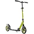 LaScoota Kick Scooter for Kids Ages 6+, Teens & Adults, Large 8" Sturdy Urethane Wheels. Adjustable Handlebar, Lightweight, Foldable, 220lbs Max Load