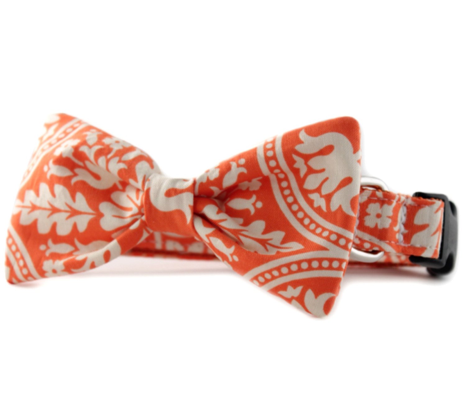 Orange Bow Tie Dog Collar Orange Bow Tie Collar Flynn