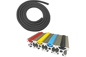 COCOPHIE C 10Meters T Slot Aluminum Profile Flat Seal Slot Cover,Dust Protection Soft Cover Seal Strip for 2020 Series/1010 Series 6mm Slot Aluminum Extrustion Profile