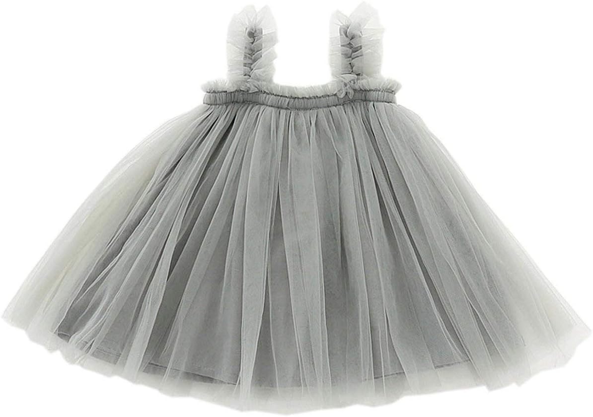 Baby Girls Tutu Dresses Toddler Cotton Tutu Dress Long Sleeve Infant Tulle Dress Girl Sleeveless Princess Dress