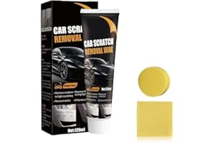 Car Scratch Repair Wax, 2026 New Upgrade Car Scratch Remover Wax with Sponge and Towel, Professional Car Paint Repair Compound for Deep Scratches, Automotive Scratch Repair for Car (1PCS) - 1