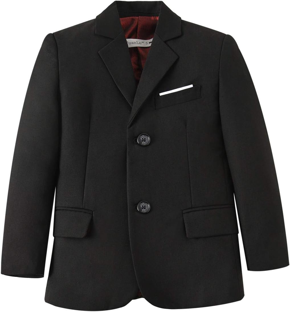 YuanLu Boys' Formal Suits Blazer Jacket Coat for Kids