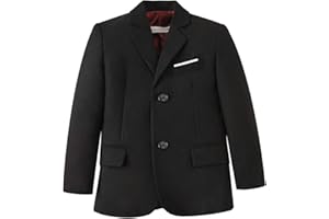 YuanLu Boys Suit Jacket Formal Dress Jacket Slim Fit Sport Coat for Kids