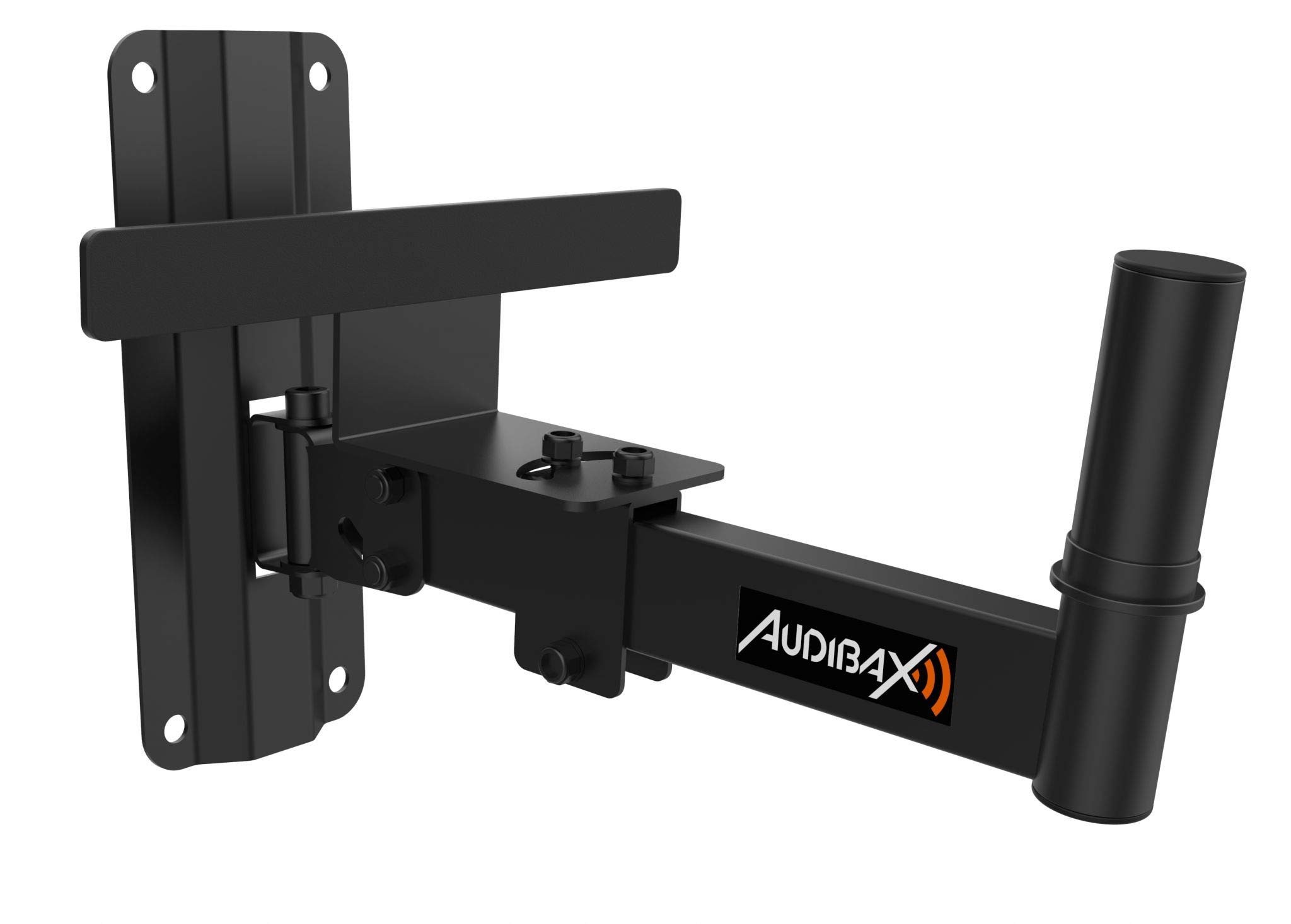 Audibax Neo 20 Black Wall Mount for Professional Speaker Glass 35mm