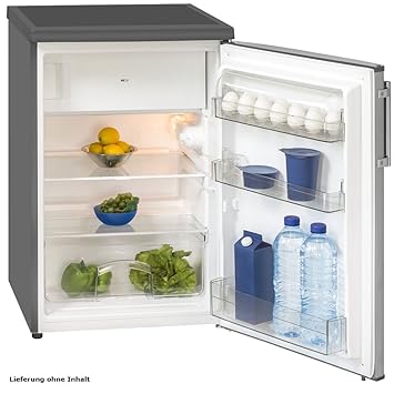 Exquisit KS16-4A ++ inox - Nevera combi (Independiente, Gris ...