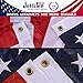 Jetlifee American Flag 2.5x4 Ft Embroidered Stars, Sewn Stripes, Brass Grommets US Flag Decorations, Outdoors Indoors USA Flags Polyester 2.5 x 4 Foot