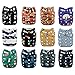 babygoal Baby Cloth Diapers,One Size Adjustable Reusable Pocket 12pcs Diapers+12pcs Bamboo Viscose Inserts+One Wet Bag+4pcs Baby Wipes 12FB50-2