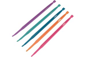 5Pcs Sewing Thang Set, Plastic 5 Colors Big Holes Multifunctional Quilting Thang, with Large Eye for Effortless Threading, fo