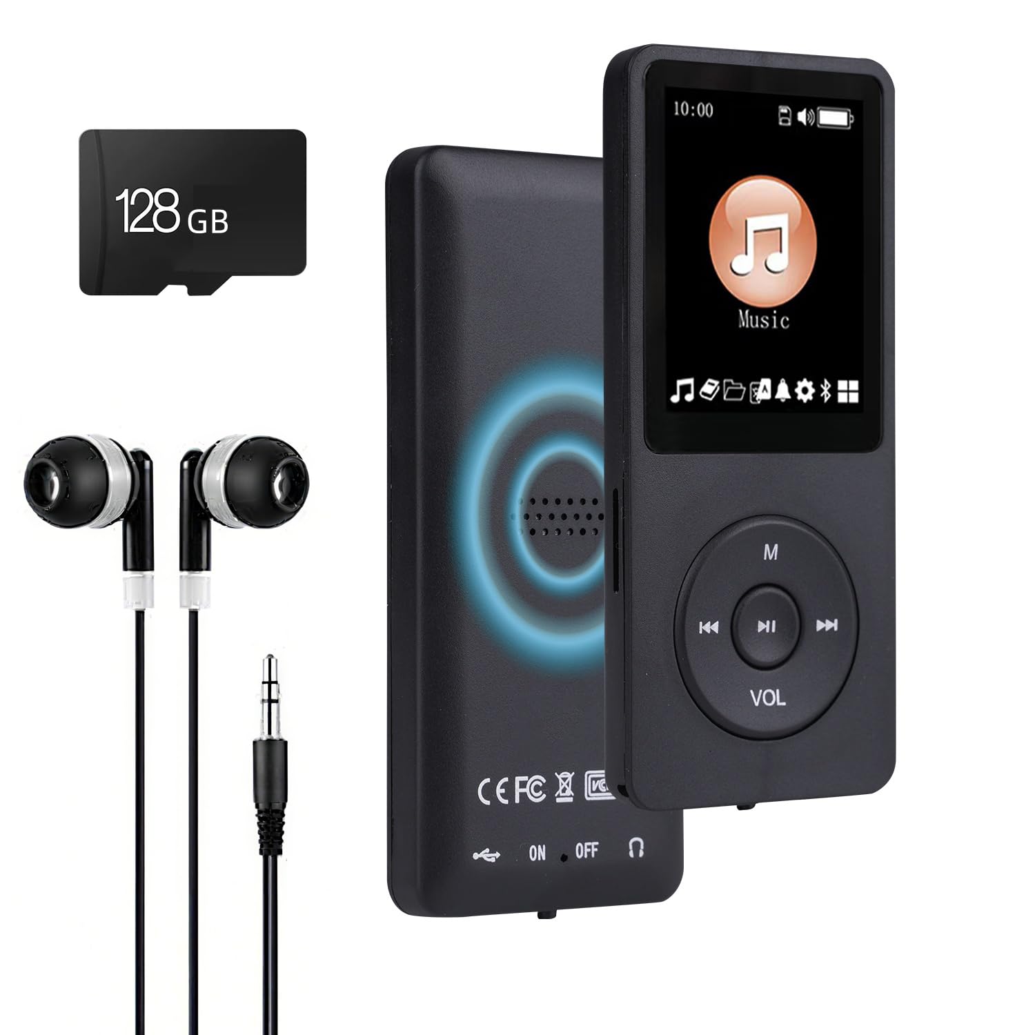 Photo 1 of ***MISSING PARTS***
MP3 Player with Bluetooth 5.2 HiFi Sound, with Built-in Speaker/FM Radio/Voice Recorder/E-Book, Lossless Sound Multifunctional Mini Design Ideal for Sport Running (Earphones Included)