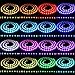 TV Backlight, SOLMORE RGB LED Strip Lights SMD 5050 Flexible Light USB Bias Monitor Lighting with Remote, TV Accent Lighting, Changing Color dapter for Flat Screen TV Accessories Desktop Bias Lighting