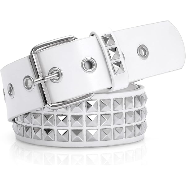 Dangerous Threads Black Studded Belt- 1 1/2