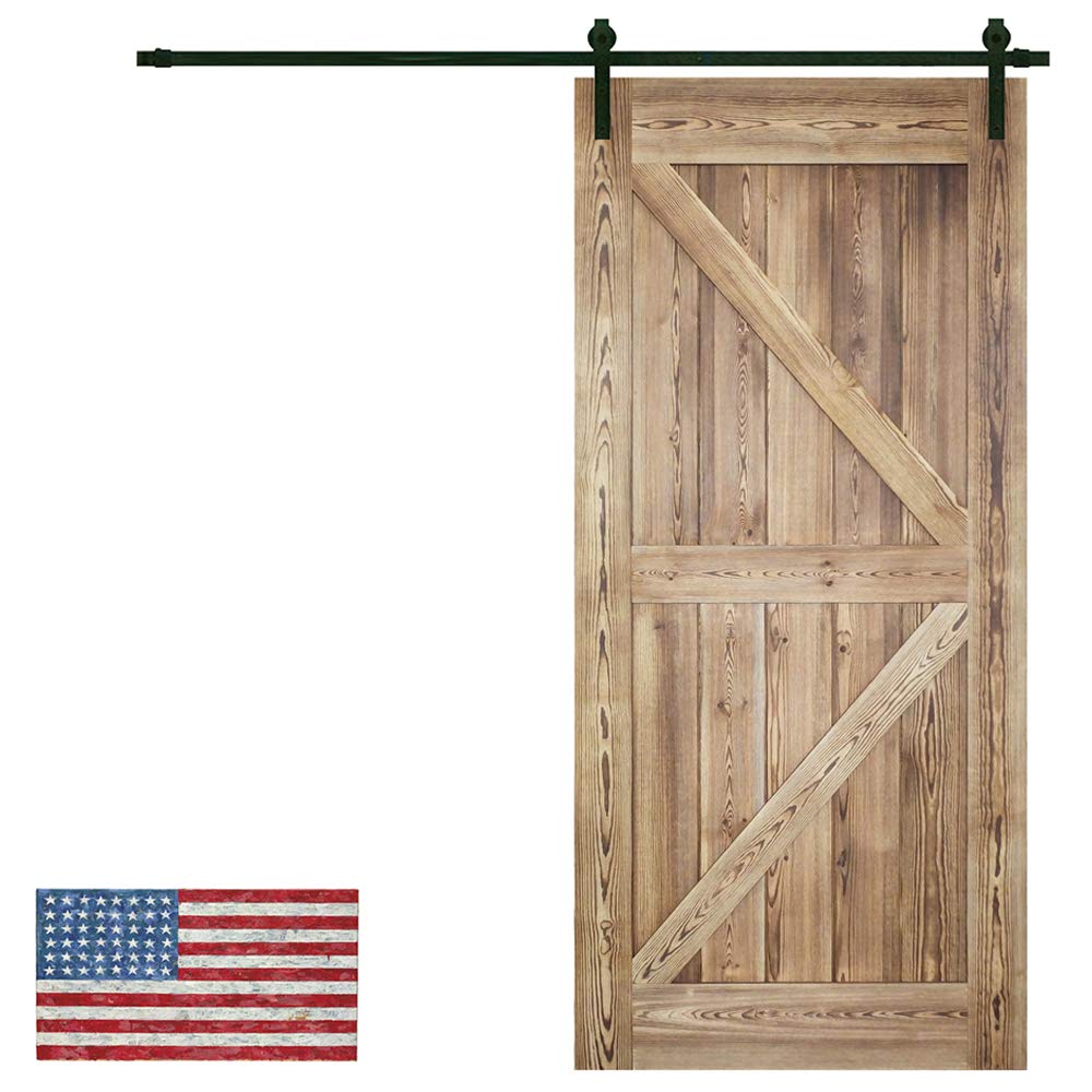 Buy Made in U.S. Heavy Duty Sturdy Sliding Barn Door Slab Unfinished