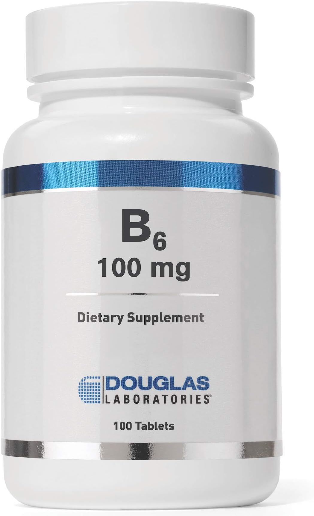 Douglas Laboratories B-6 100 mg | Vitamin B6 to Support Energy Production, Metabolism and Normal Nervous System Function | 100 Tablets