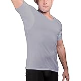Ejis Sweat Defense Undershirt | V Neck | Underarm Sweat Proof Cotton
