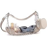 MIVELOYA Clear Bag for Stadium Events, Clear Purse for Women Concert Crossbody, PVC Shouler Bags with Coin Purse