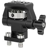 CAMVATE Swivel and Tilt Adjustable Monitor Mount with Dual 1/4"-20 Screw Mount-3850