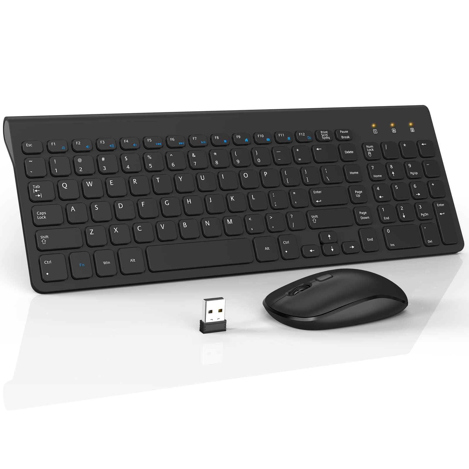 Mua Wireless Keyboard and Mouse Combo, WisFox Ultra Slim Compact ...