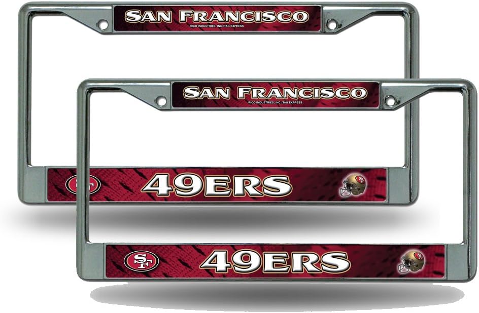 Rico San Francisco 49ers NFL Chrome Metal (2) License