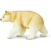 Safari Ltd. Kermode Bear Figurine - Detailed 4.5" Spirit Bear Figure - Educational Toy for Boys, Girls and Kids Ages 3+