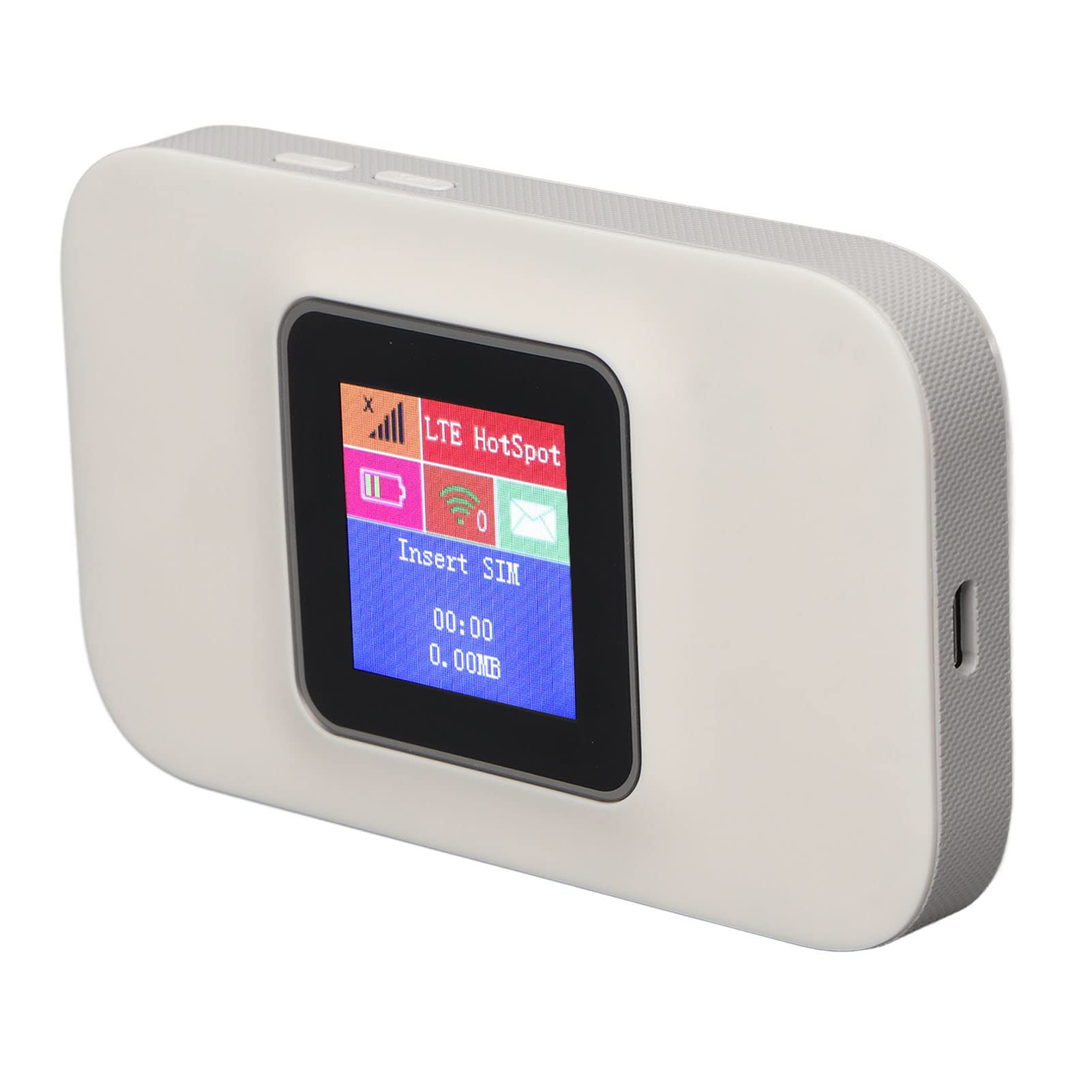 Pocket 4G WiFi, 300Mbps Mobile WiFi Router, Travel WiFi Hotspot LTE Router with Plug and Play SIM Card Slot for Europe Home Business