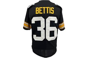 TIMELESS AUTHENTIC Jerome Bettis Jersey Old Number Black Pittsburgh | Unisex Adult Sizes S-5XL Unsigned Custom Sewn Stitched