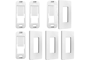 AZXHILARATE Wallplate Brackets for Lutron Caseta Pico Remote, Compatible with Lutron Pico Remote, 4 Pack Swith Wallmount Bracket and Wallplate for Lutron Smart Switch