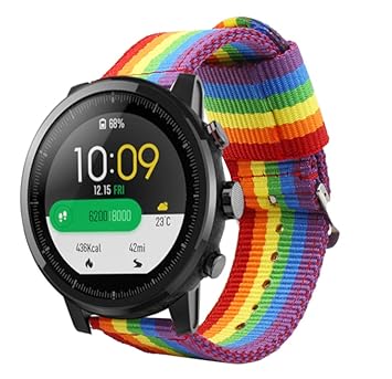 Estuyoya - Pulsera de Nylon Compatible con Xiaomi AMAZFIT ...