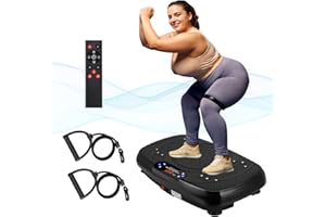 QCBF Vibration Plate Exercise Machine, Full Body Exercise Equipment, Power Board Vibration Platform