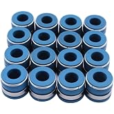 Set of 16 Valve Stem Seals 11/32" X .500" Compatible with SBC BBC SBF