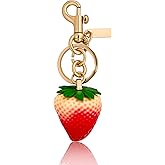 QHSOZ Bag Charm for Handbags, Cherry Bags Charm Strawberry Radish Fruit Bag Charms Car Keychain Accessories
