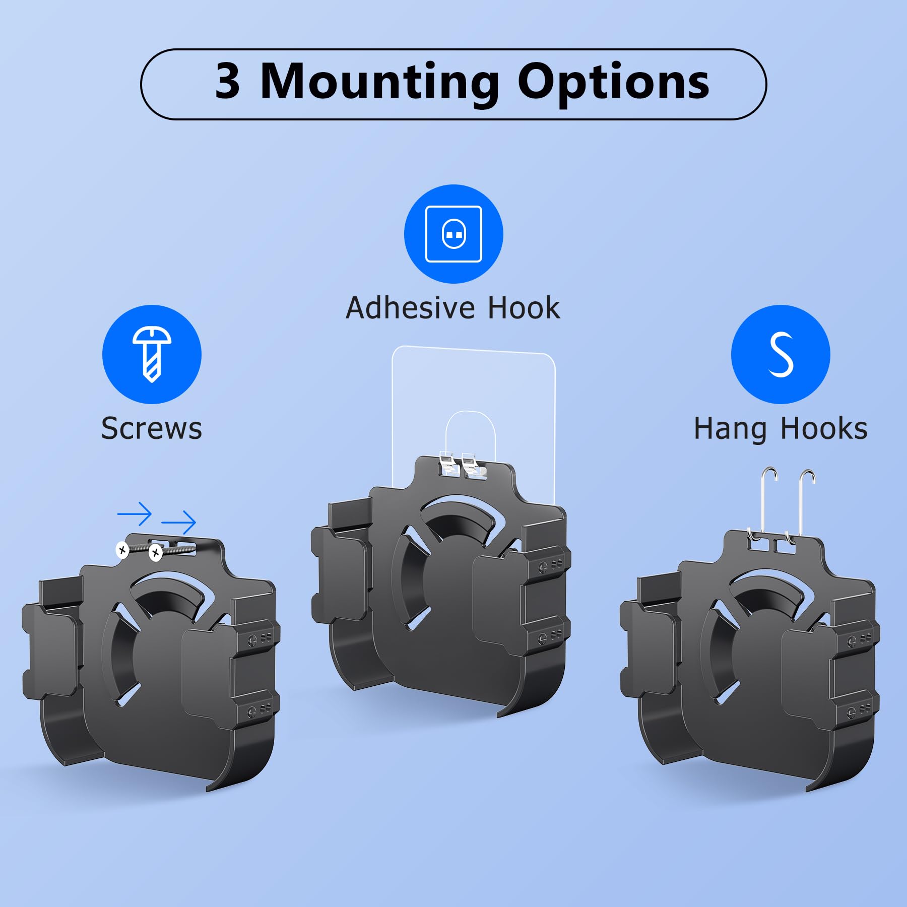 Behind TV Apple TV Mount, Apple TV Bracket Holder for Wall and Back of All Brand and Size Television, Compatible with All Apples TVs Generations (Including All 4K Models)