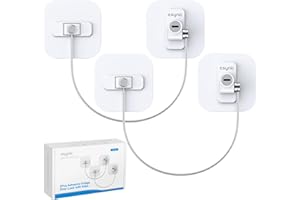 eSynic 2 Packs Fridge Lock, Fridge Lock with Keys Strong Adhesive Refrigerator Door Lock Child Safety Locks Safety First for 