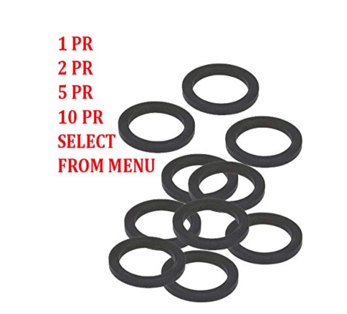 Central Heating Pump Rubber Type Pump Valve WASHERS Sold as (Pair) (Five Pairs)