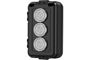 TOSICAM Magnetic Key Box,Hide A Key,Magnet Car Key Holder,Waterproof Hidden Key Holder for Outside Travel,Magnetic Key Holder for Under Car Vehicles (M1, Regular)