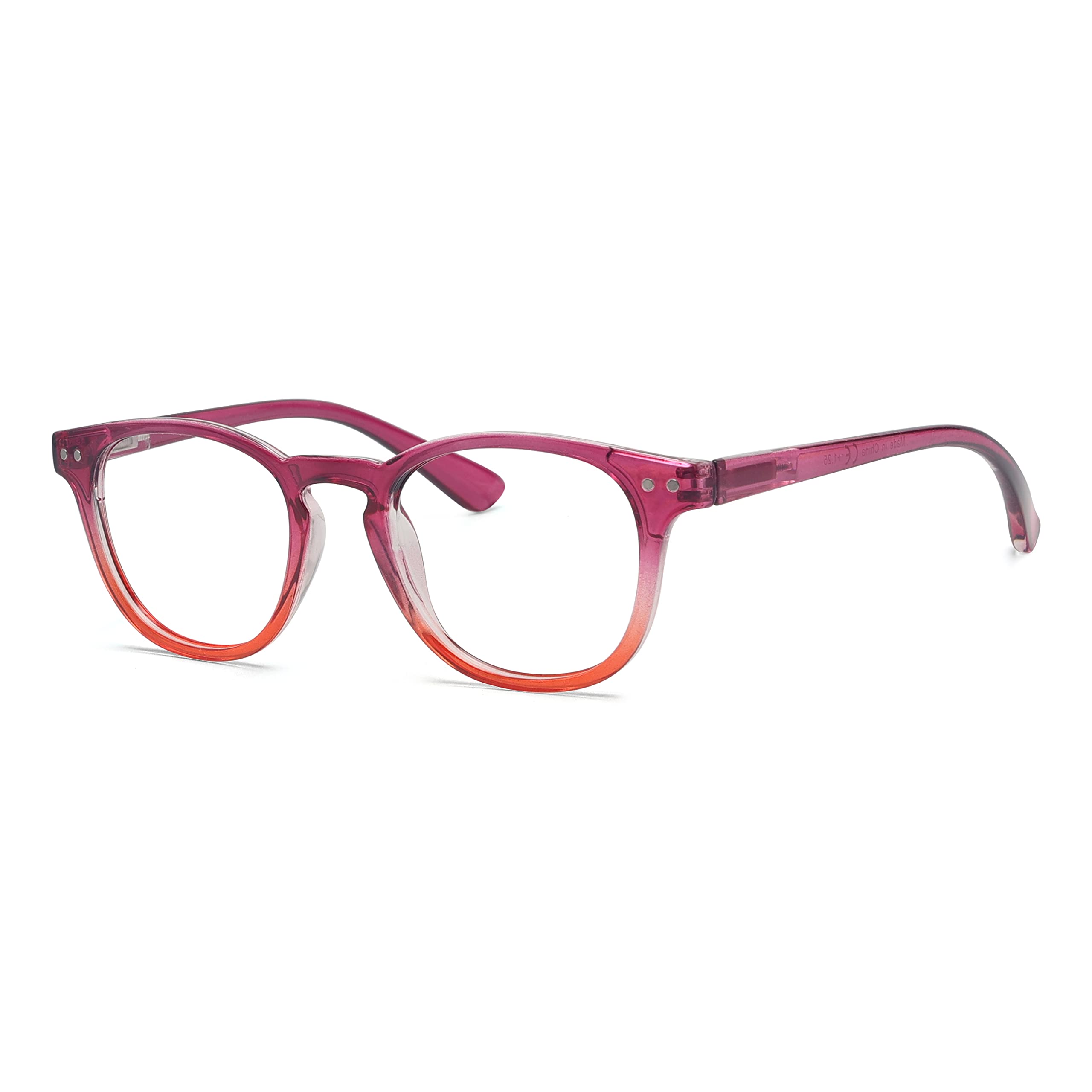 Eyekepper Fashion Readers Womens Reading Glasses (Purple-Red Frame, +4.00) — image 1