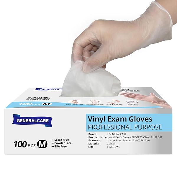 GENERALCARE DISPOSABLE GLOVES 100 THICKENED LATEX RUBBER BEAUTY FOOD SPECIAL TPE/CATERING PVC KITCHEN DURABLE