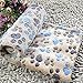Sunlilee Paw Print Thick Warm Fleece Soft Pet Blanket Dog Puppy Sleep Beds Mat Pet Cat Cushion (Brown,Small)