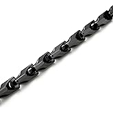 Urban Jewelry Astro Snake 18K Gold plated/Stainless steel Men's Heavy Weight Tungsten Carbide Base Link Necklace Chain