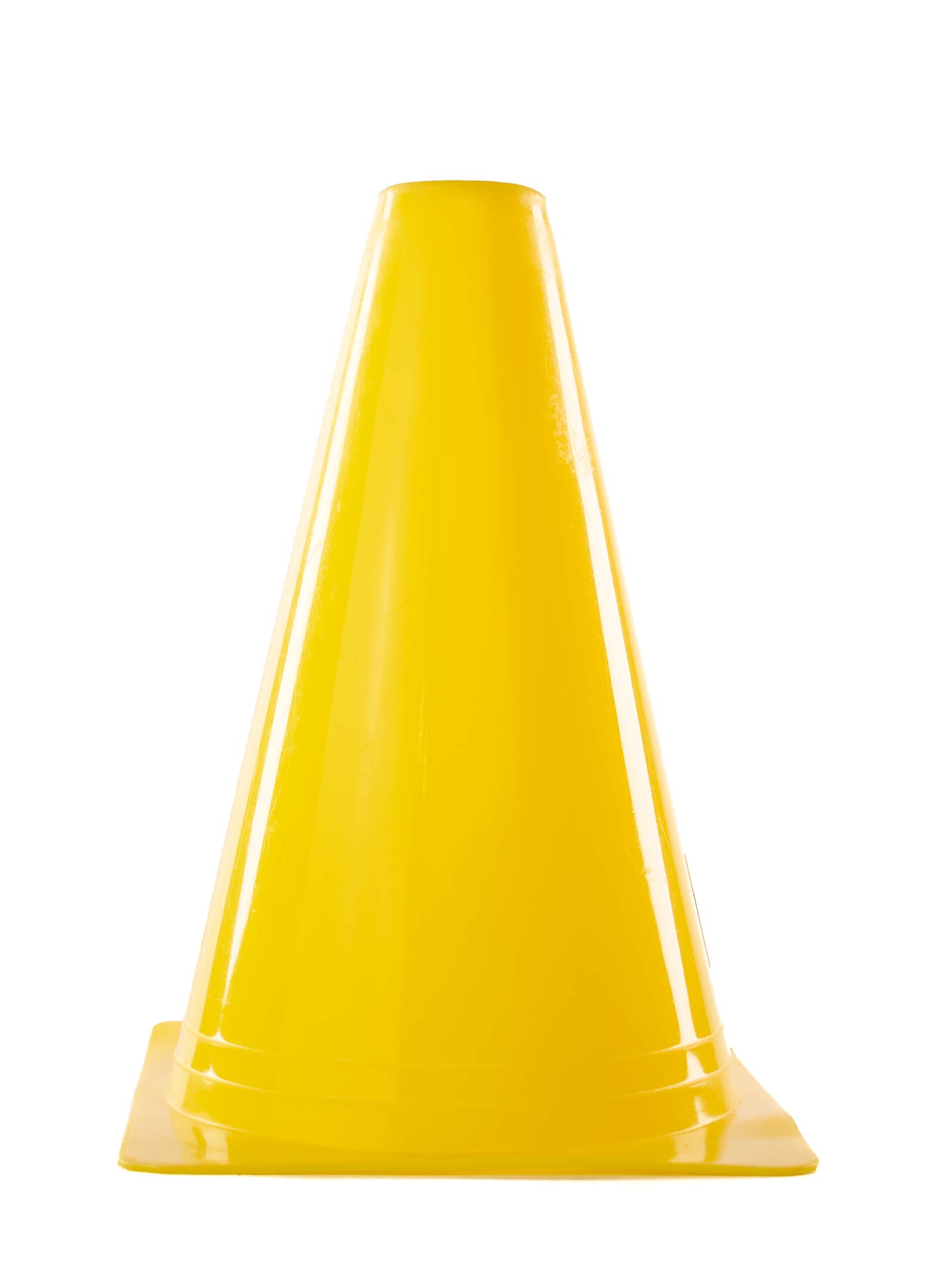 RONEX SPORTS Set of 12 Football Training Cones - 15 CM/ 6" - Signaling Cones Traffic Cones | Ideal for Football Training, Sports and Games, Dog Training | Assorted Colors (LIME)
