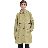 Orolay Women's Long Windbreaker Hooded Light Jacket Active Outdoor Anoraks